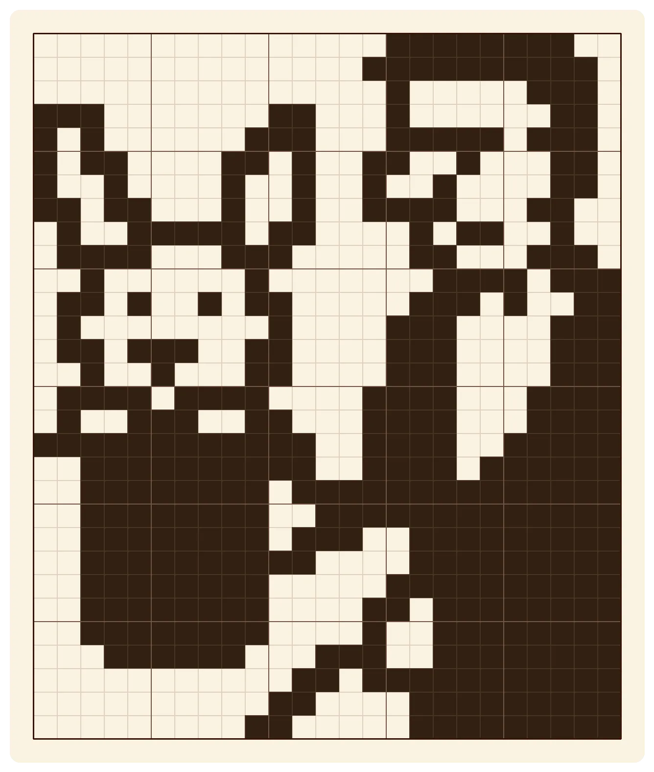 Японский кроссворд «Фокус» 25x30