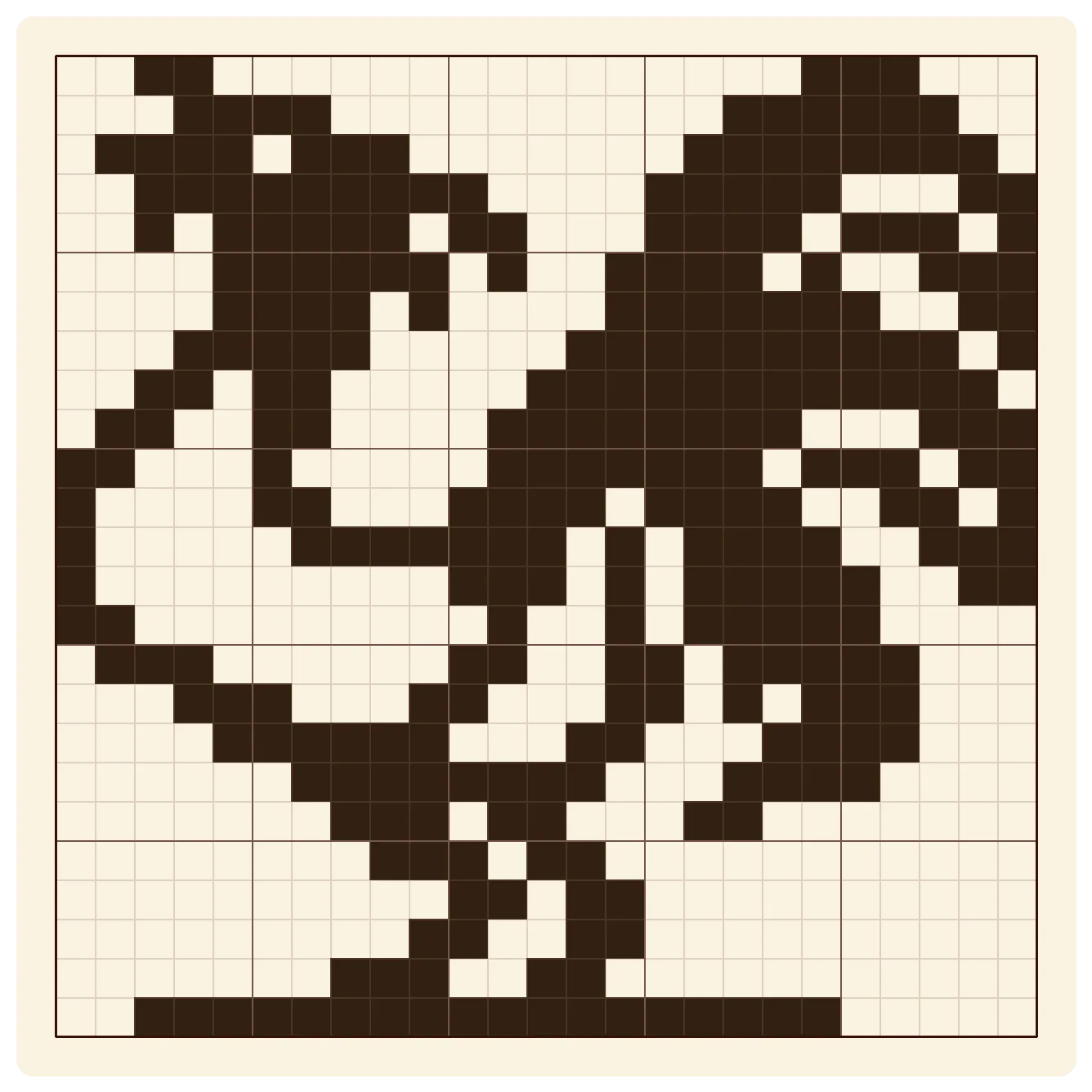 Японский кроссворд «Петух» 25x25