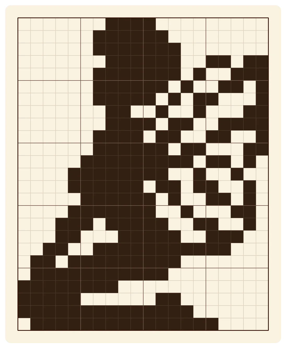 Японский кроссворд «Фея» 20x25